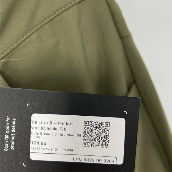 Fabletics NWT men’s the don 5 pocket pants 30X34 - Picture 3 of 6